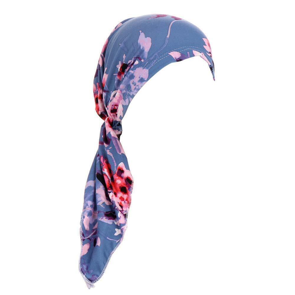 3988 Pre-Tied Bandana Turban Hat Chemo Cancer Headscarf Headwraps Headwear